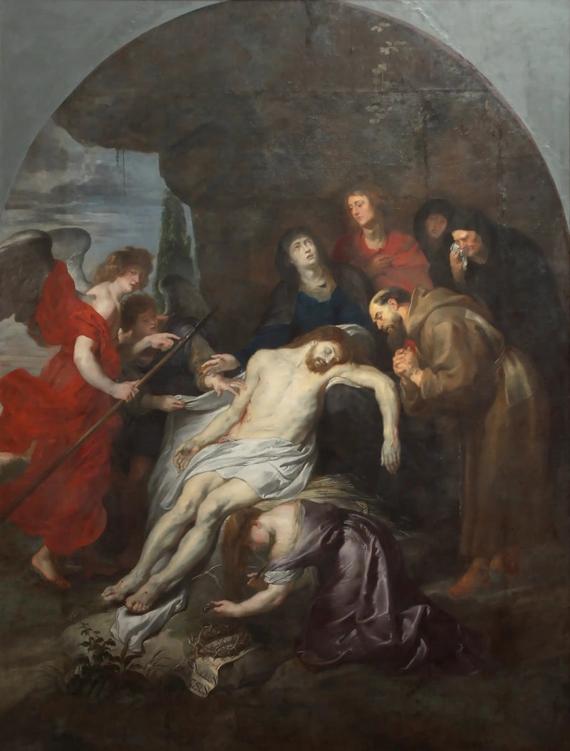 Piedad con San Francisco - Peter Paul Rubens