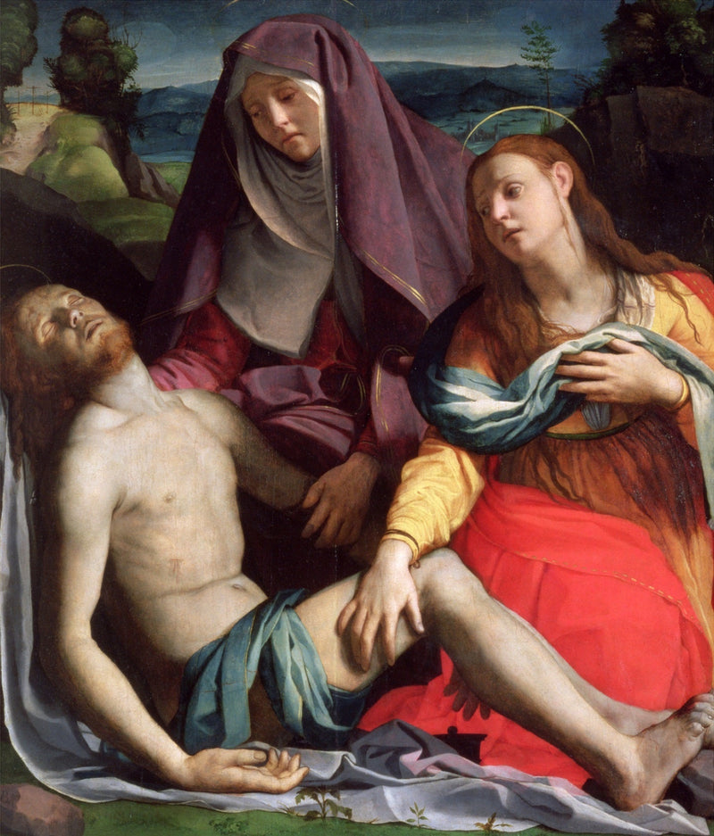 Pietà con Santa María Magdalena - Bronzino
