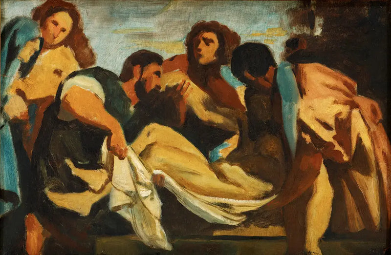 Piedad, según Tiziano - Paul Cézanne