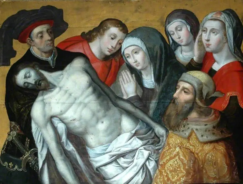 Pietà (La Deploración de Cristo) - Hugo van der Goes