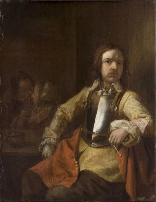 Soldat fumant - Pieter de Hooch