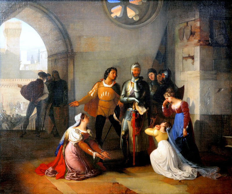 Pietro Rossi llamado a comandar el ejército veneciano. - Francesco Hayez