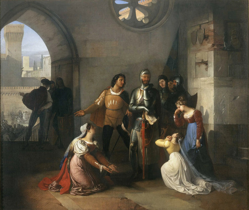 Pietro Rossi prisionero de los Scaligeri - Francesco Hayez