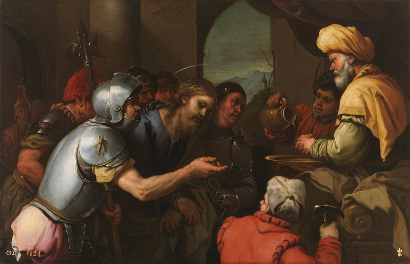 Pilato se lavanta las manos - Luca Giordano
