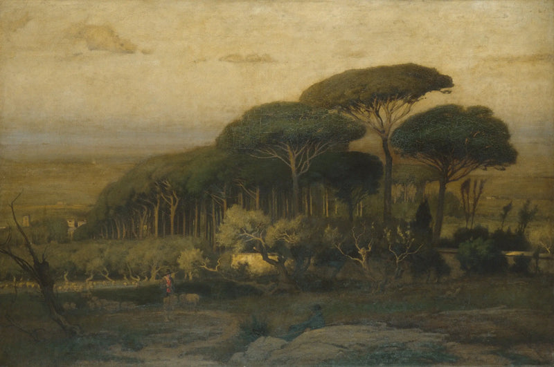 Pineda de la Villa Barberini - George Inness