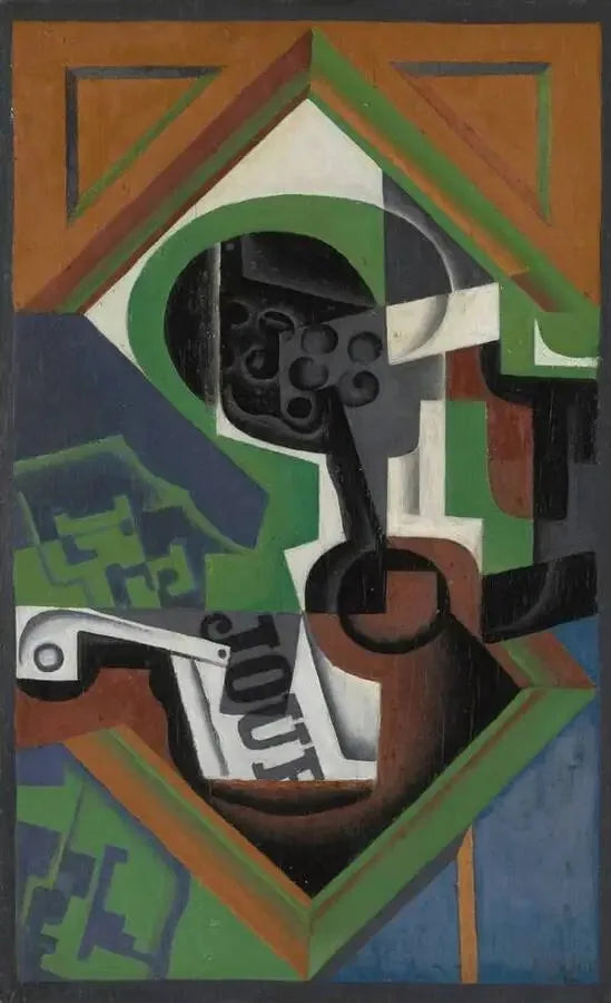 Jarra y cuenco con uvas - Juan Gris