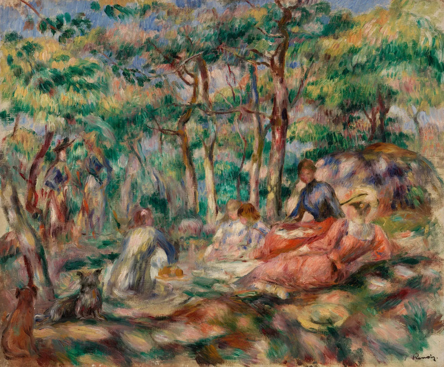 Picnic (El Almuerzo sobre la Hierba) - Pierre-Auguste Renoir