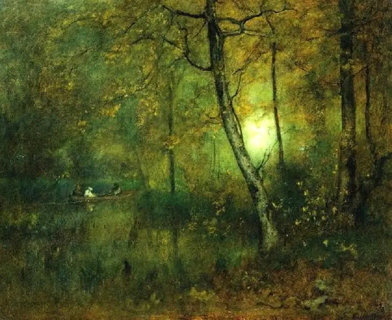 Piscina en el bosque - George Inness