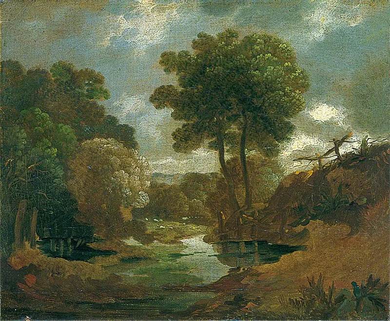 Piscina en el bosque - Thomas Gainsborough