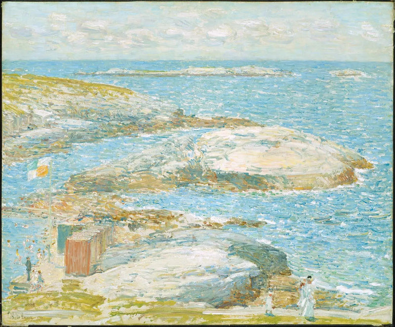 Piscina de baño, Appledore - Childe Hassam