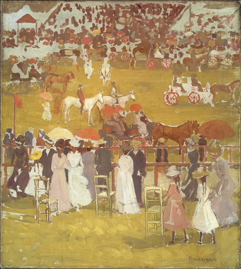 Pista de carreras - Maurice Prendergast