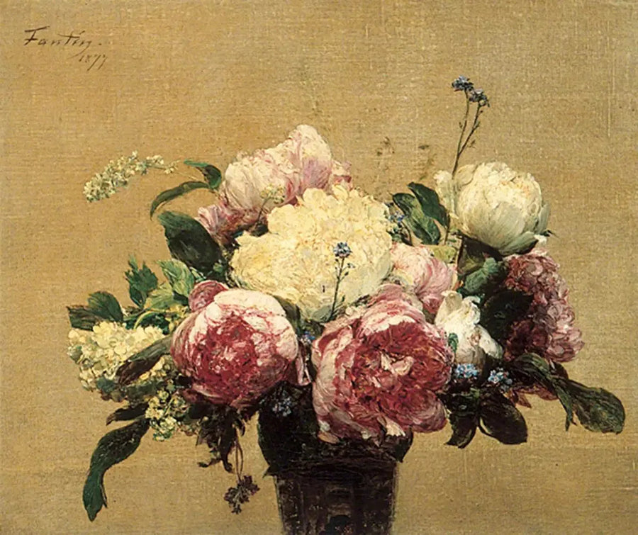 Peonías - Henri Fantin-Latour