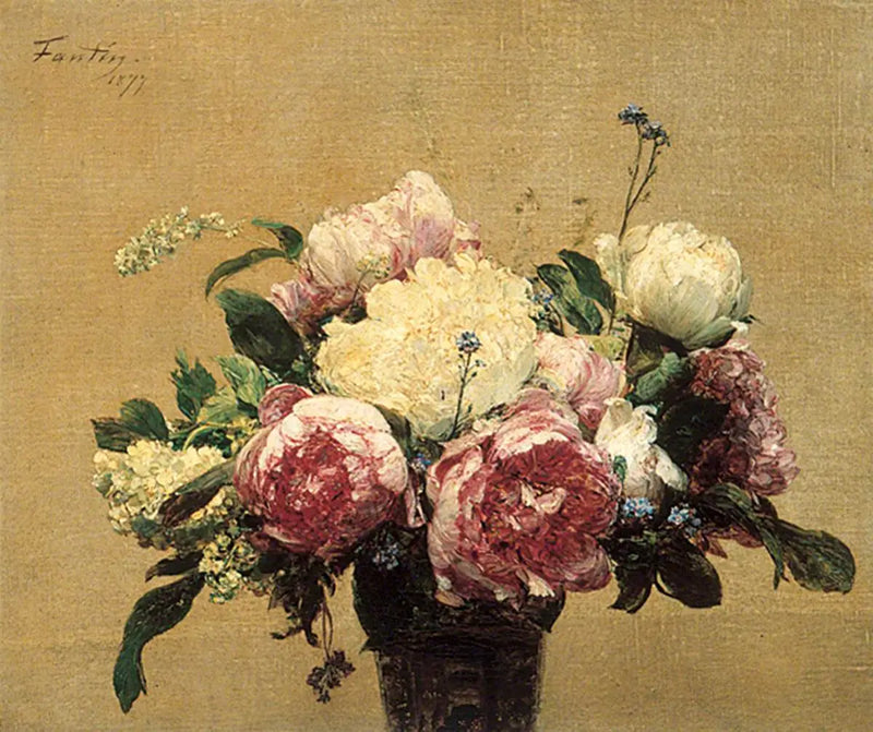 Peonías - Henri Fantin-Latour