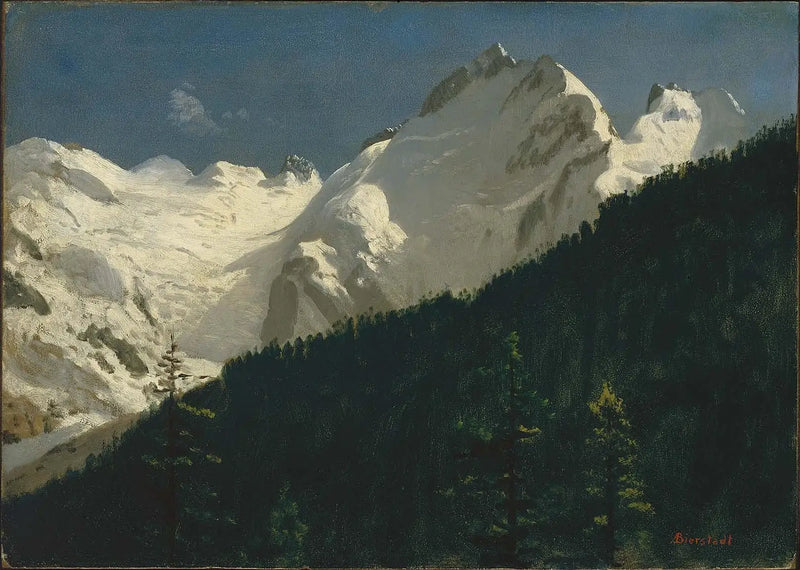 Piz Bernina, Suiza - Albert Bierstadt