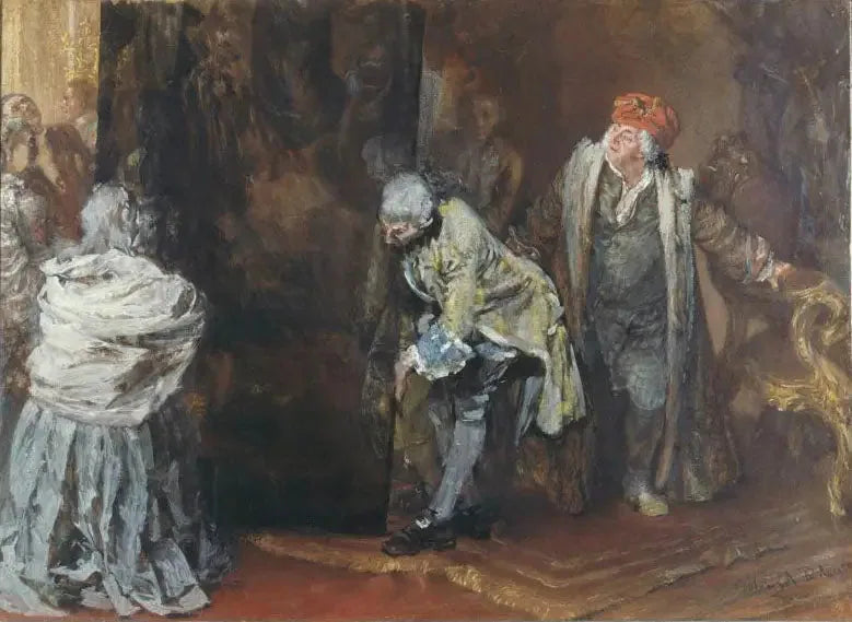 Damos paso al gran Rafael - Adolph von Menzel