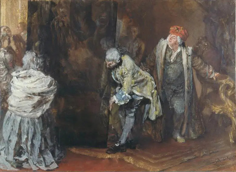 Damos paso al gran Rafael - Adolph von Menzel