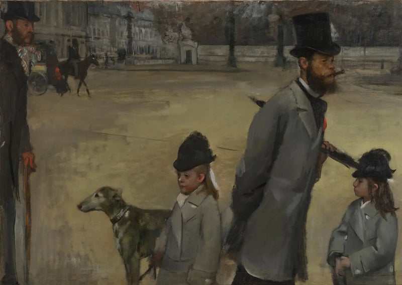 Plaza de la Concordia - Edgar Degas