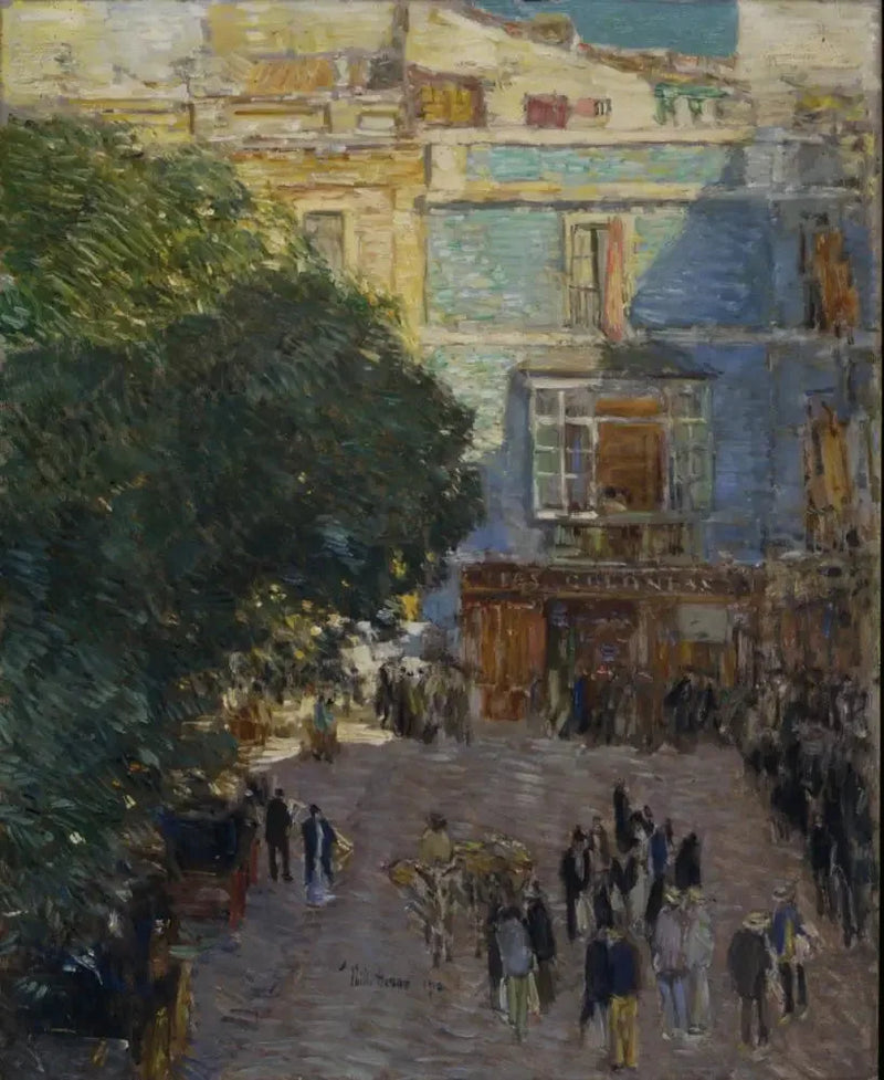 Plaza de Sevilla - Childe Hassam