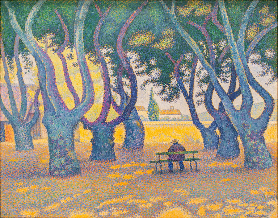 Plaza de Lices, Saint-Tropez - Paul Signac