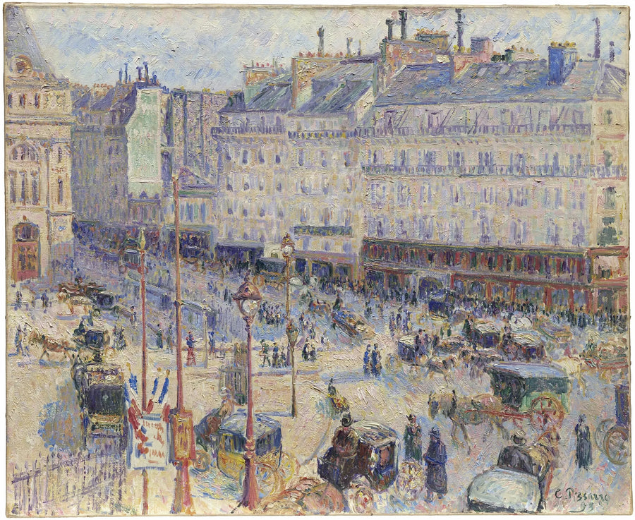 Plaza del Havre, París - Camille Pissarro