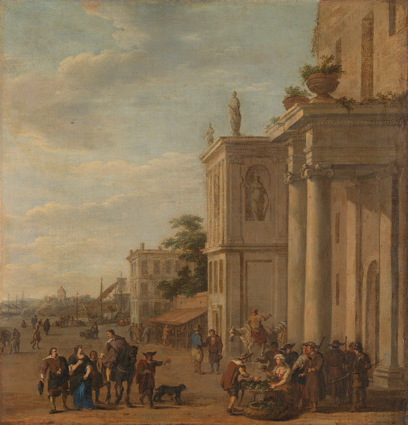 Place du marché italien - Jacob van der Ulft