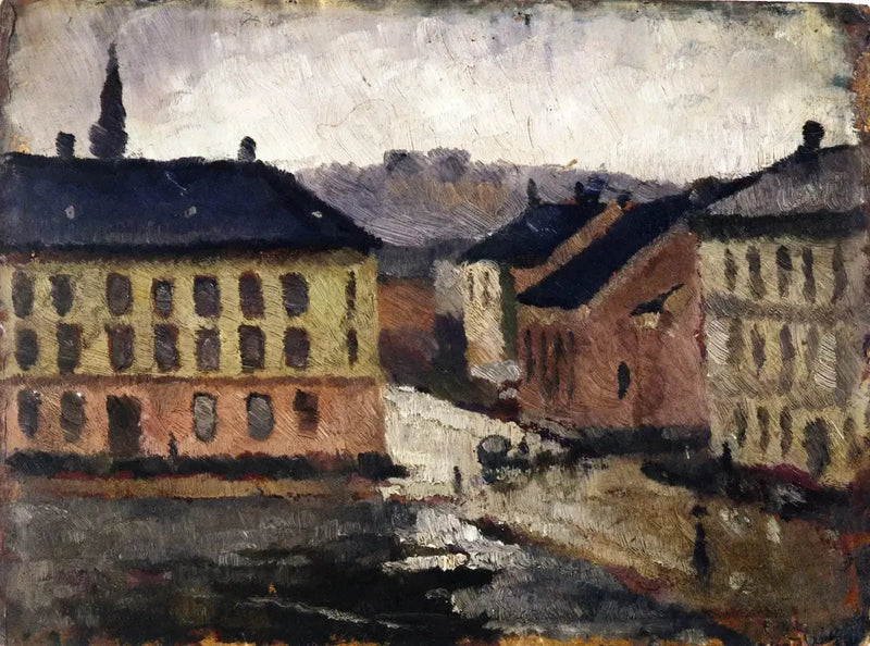 Coloca Olaf Rye hacia el Sureste - Edvard Munch
