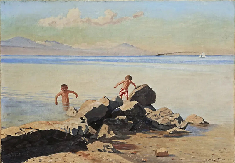 Playa de Bellerive en Ouchy - Félix Vallotton