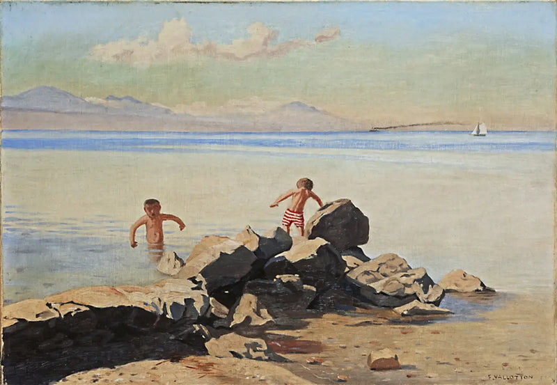Playa de Bellerive en Ouchy - Félix Vallotton