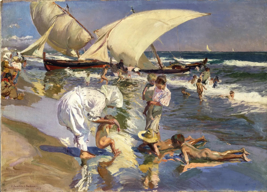 Playa de Valencia a la luz de la mañana - Joaquín Sorolla
