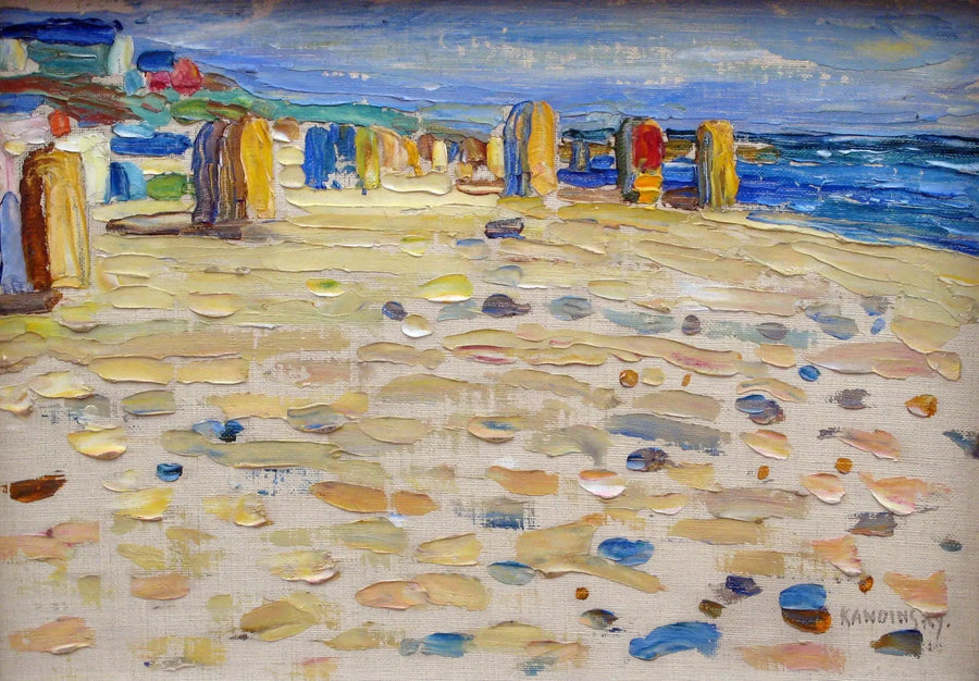 Playa en Holanda - Vassily Kandinsky