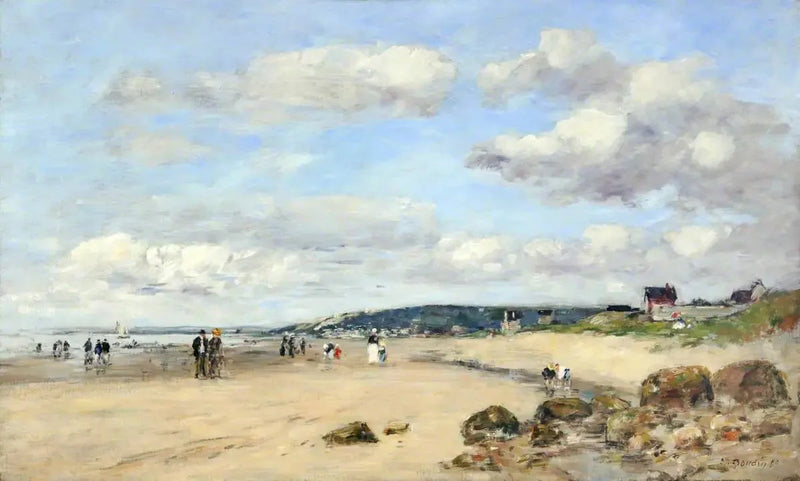 Playa en Normandía, Francia - Eugène Boudin