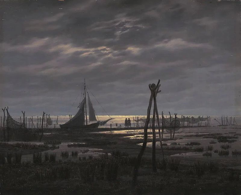Pantano costero - Caspar David Friedrich