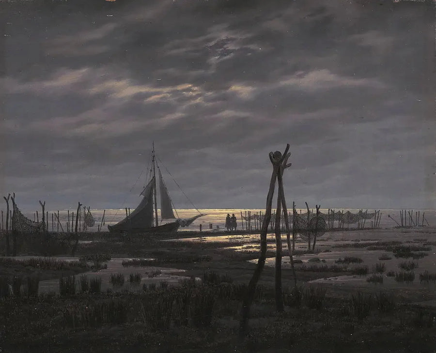 Pantano costero - Caspar David Friedrich
