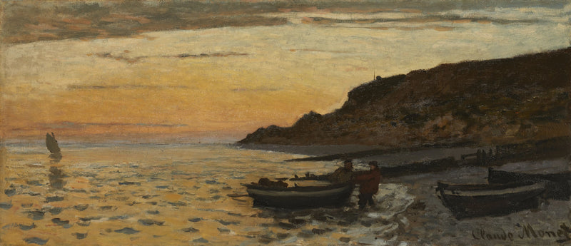 Playa Sainte-Adresse W39a - Claude Monet