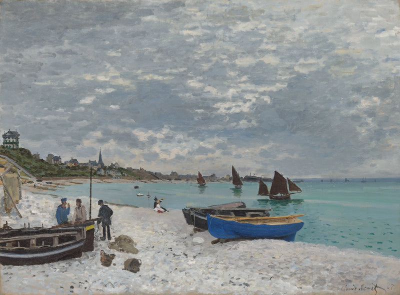 Playa Sainte-Adresse W92 - Claude Monet