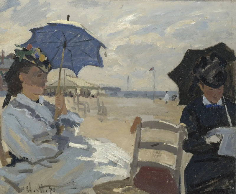 La playa de Trouville W158 - Claude Monet