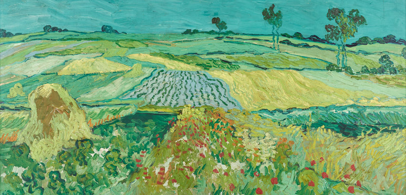 La llanura de Auvers - Vincent van Gogh