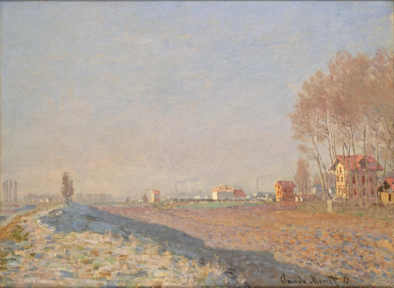 La Plaine de Colombes, gelatina blanca W256 - Claude Monet