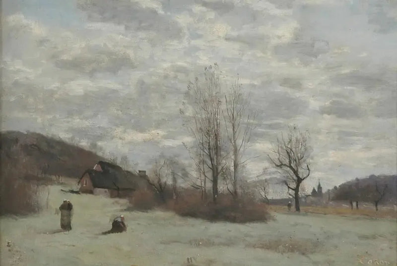 Llanura de los alrededores de Beauvais en el barrio de Saint-Jean - Jean-Baptiste Camille Corot