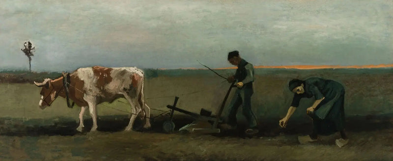 Plantación de patatas - Vincent van Gogh