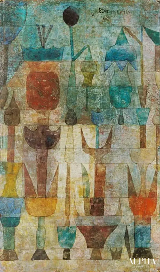 Plantes tôt le matin - Paul Klee - Reproductions de tableaux et peintures haut de gamme