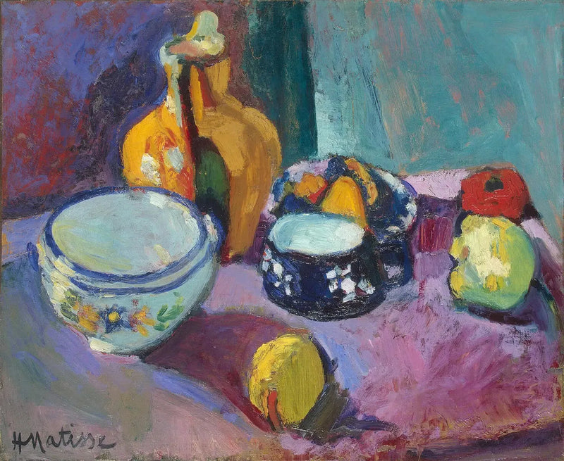 Platos y frutas - Henri Matisse