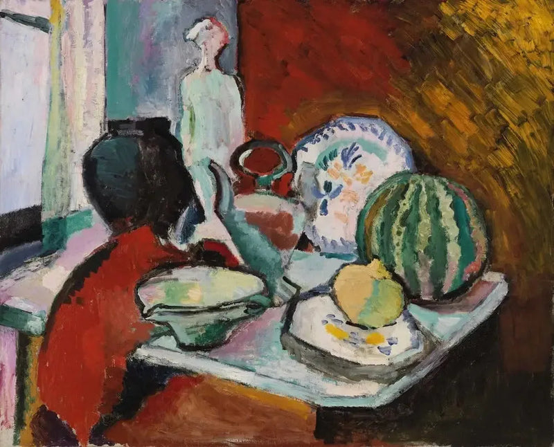 Platos y Melón (Platos y melón) - Henri Matisse