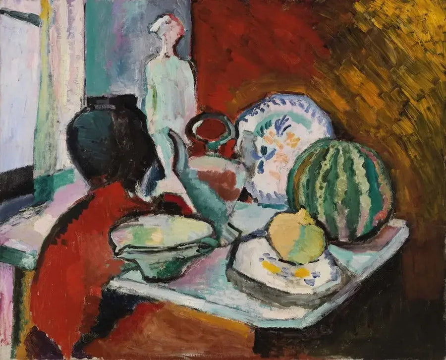 Platos y Melón (Platos y melón) - Henri Matisse