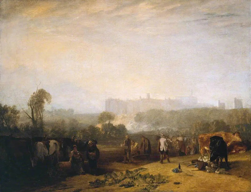 Arando nabos, cerca de Slough (‘Windsor’) - J. M. W. Turner