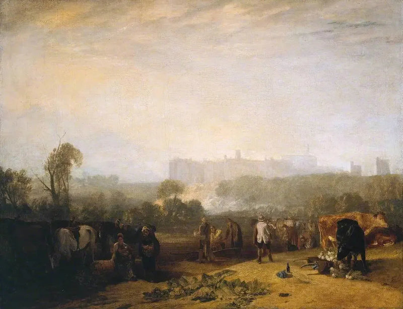Arando nabos, cerca de Slough (‘Windsor’) - J. M. W. Turner
