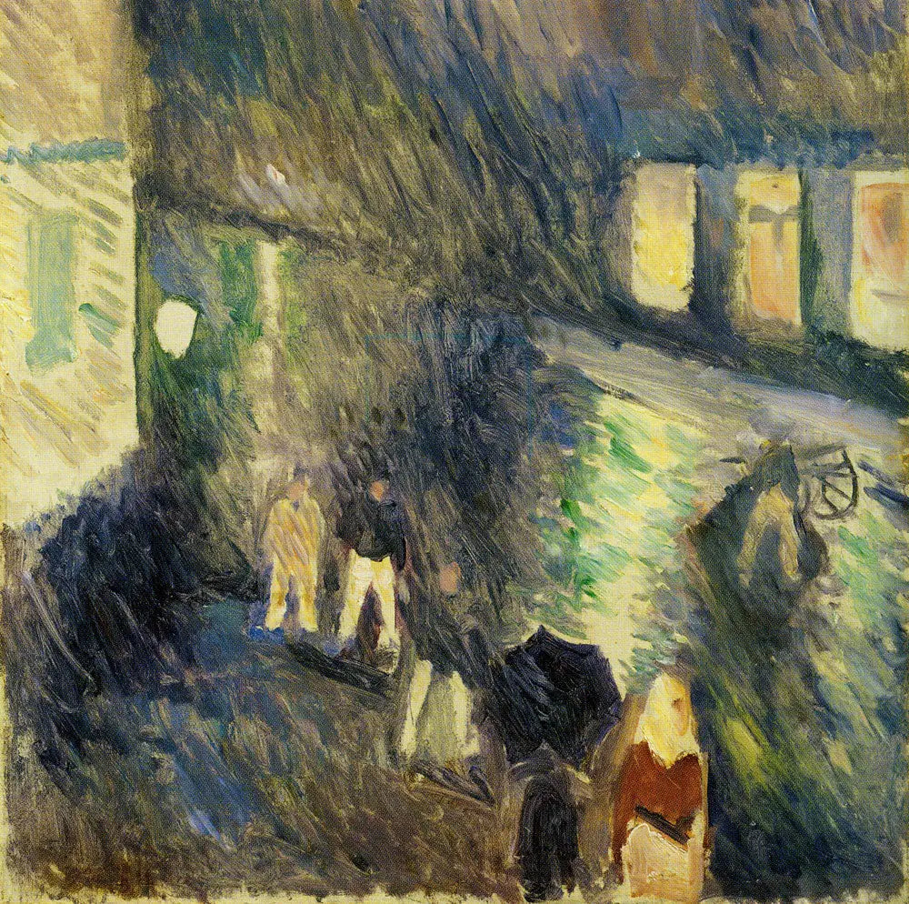 Reproduction du tableau « Pluie d'automne - Edvard Munch » par Alpha Reproduction en peinture à l’huile