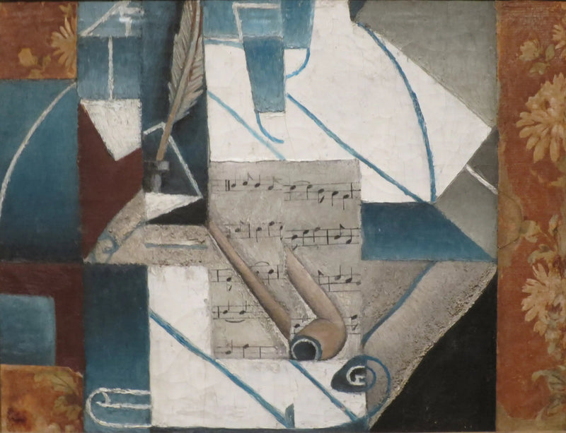 Pluma y pipa - Juan Gris