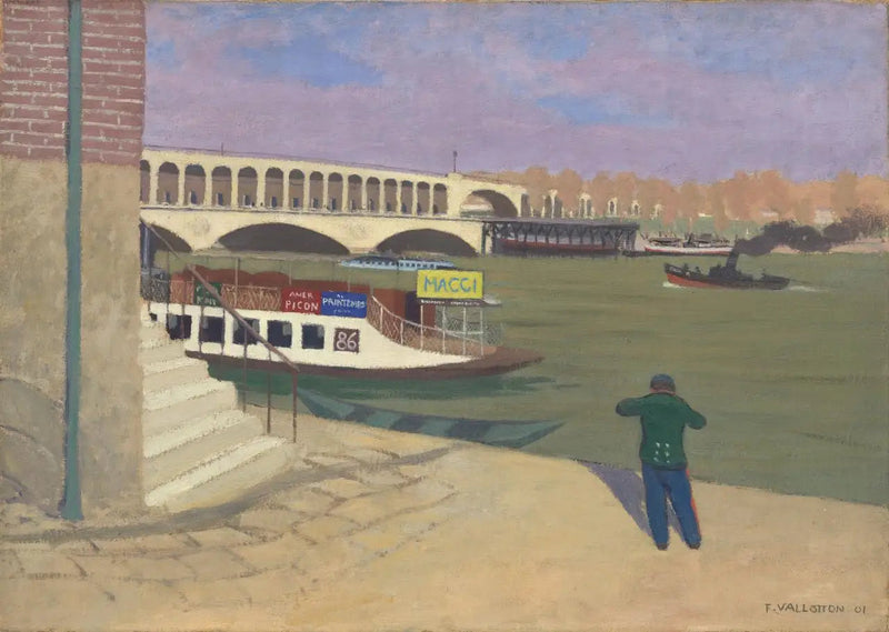 Punto del Día, muelles de Sena - Félix Vallotton