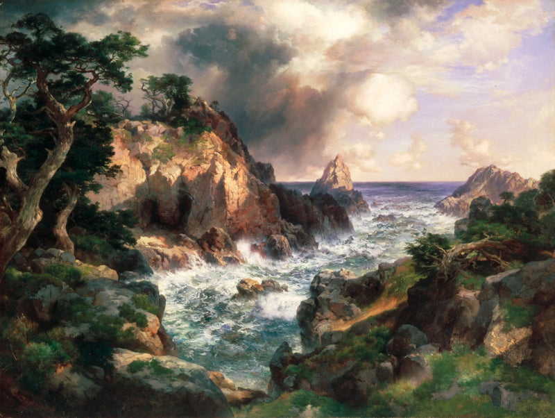 Punto Lobos, Monterey, California - Thomas Moran